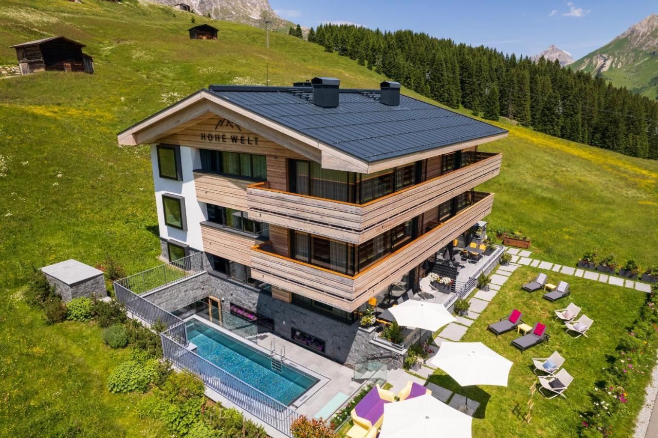 Chalet Hohe Welt - Luxury Apartments Лех ам Алберг Екстериор снимка