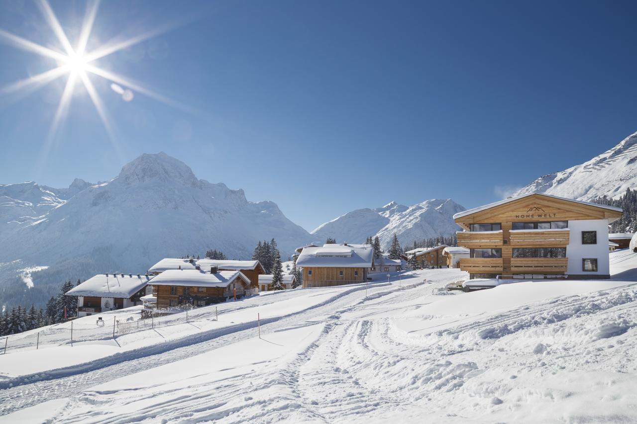 Chalet Hohe Welt - Luxury Apartments Лех ам Алберг Екстериор снимка